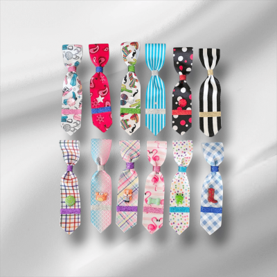 Assorted Neckties 8 inch