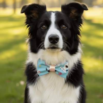 Easter Puppies 4 Inch Collar Bow