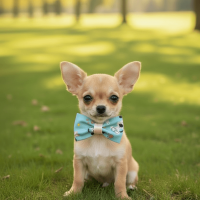 Easter Puppies 4 Inch Collar Bow